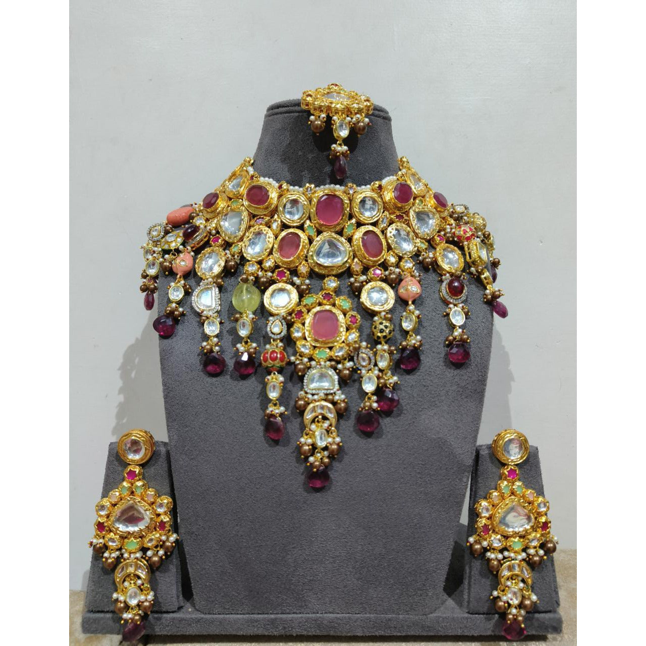 Kundan Bridal Set , Alia Bhatt Bridal Jewellery, Bridal Jewellery Set