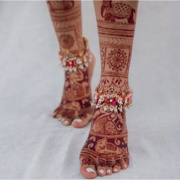 Baraat Anklet Indian Bridal Jewelry