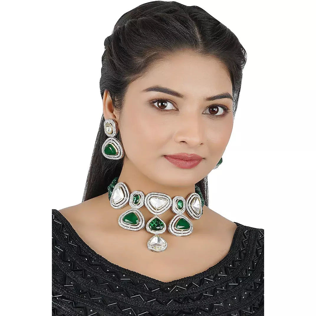 Emerald Stone Necklace 