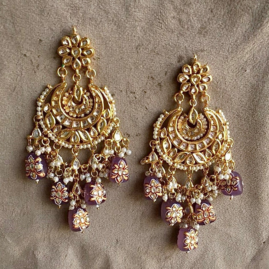 Jiya Kundan Earrings