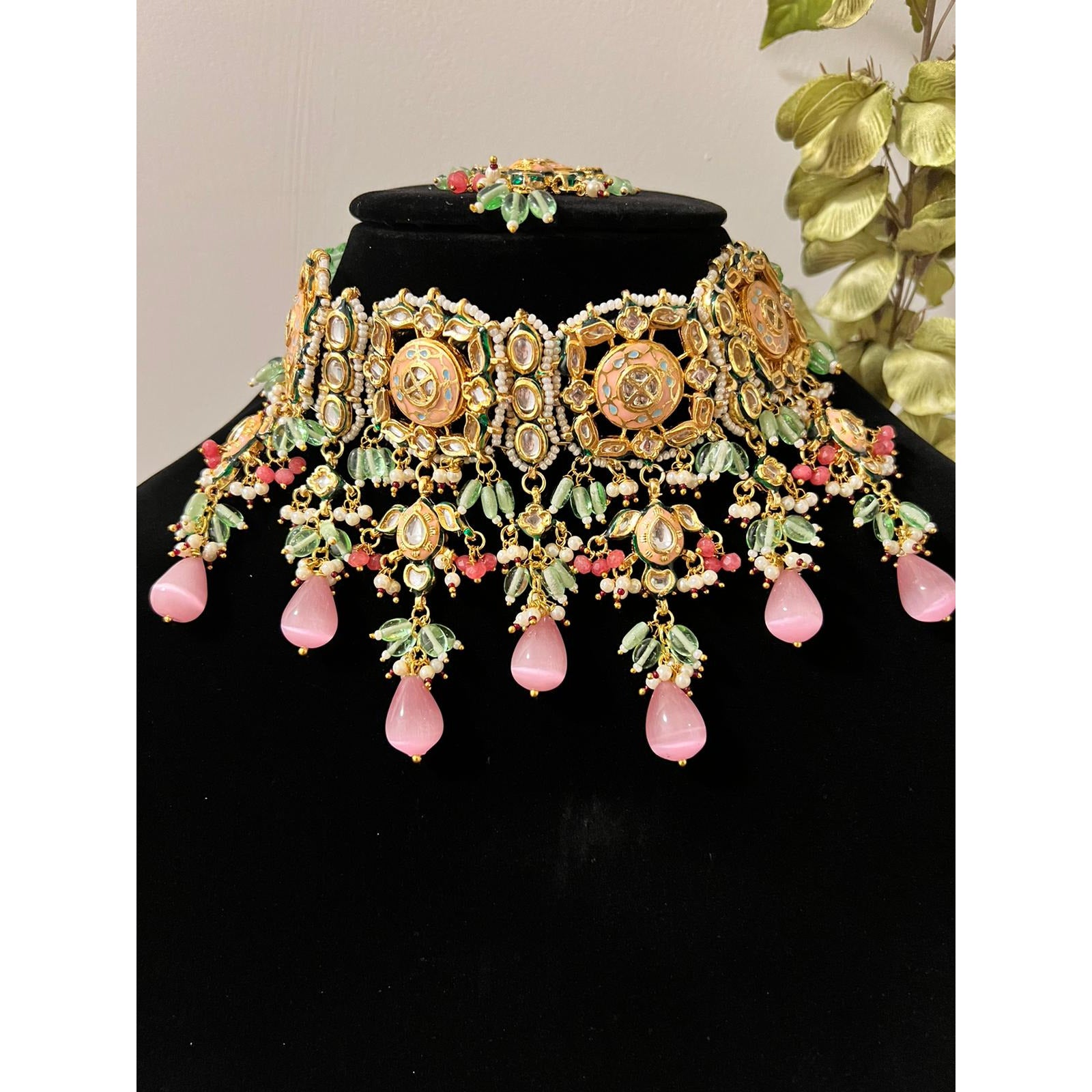 Roshni Meenakari Necklace Set