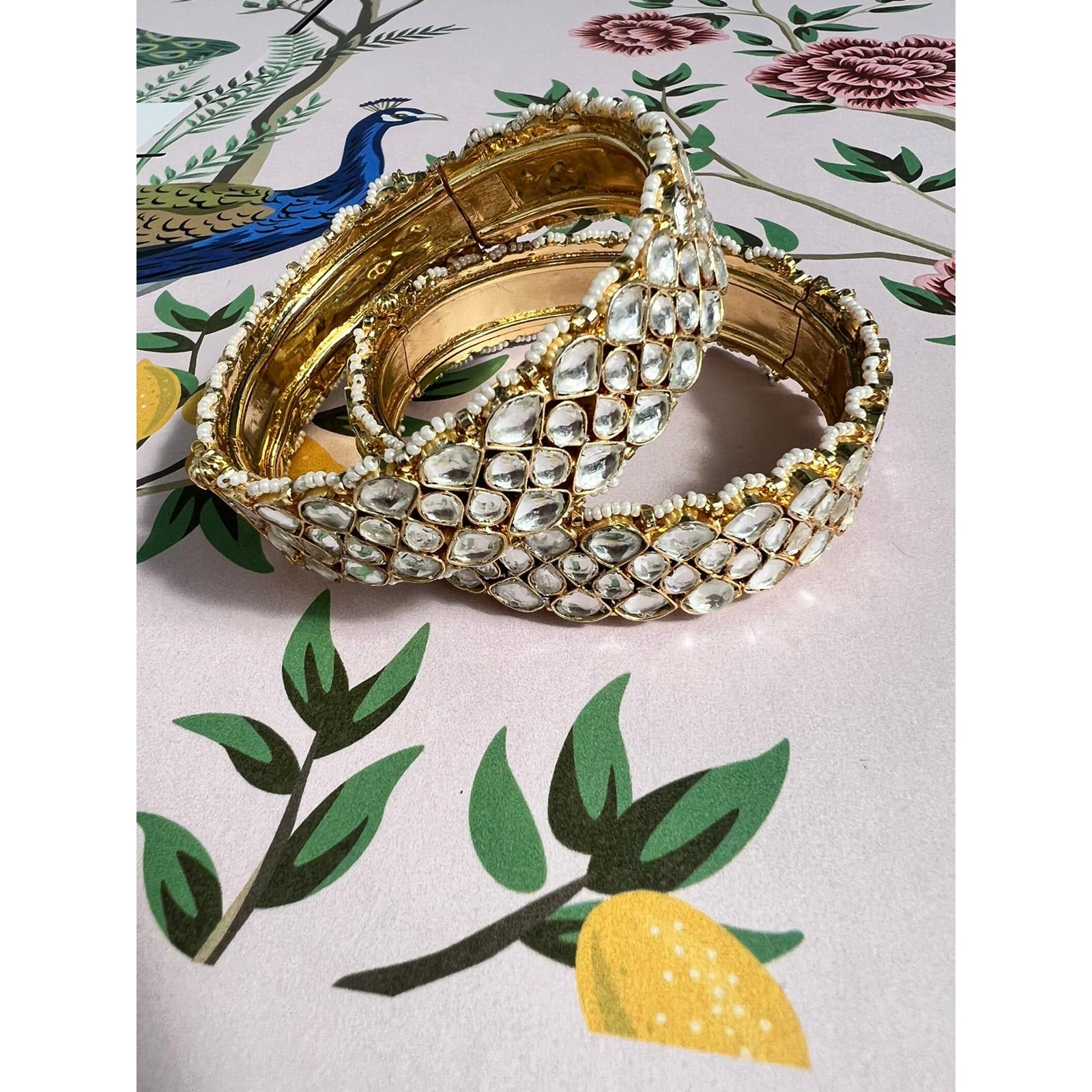 Shyla Gold Plated Indian Bangles