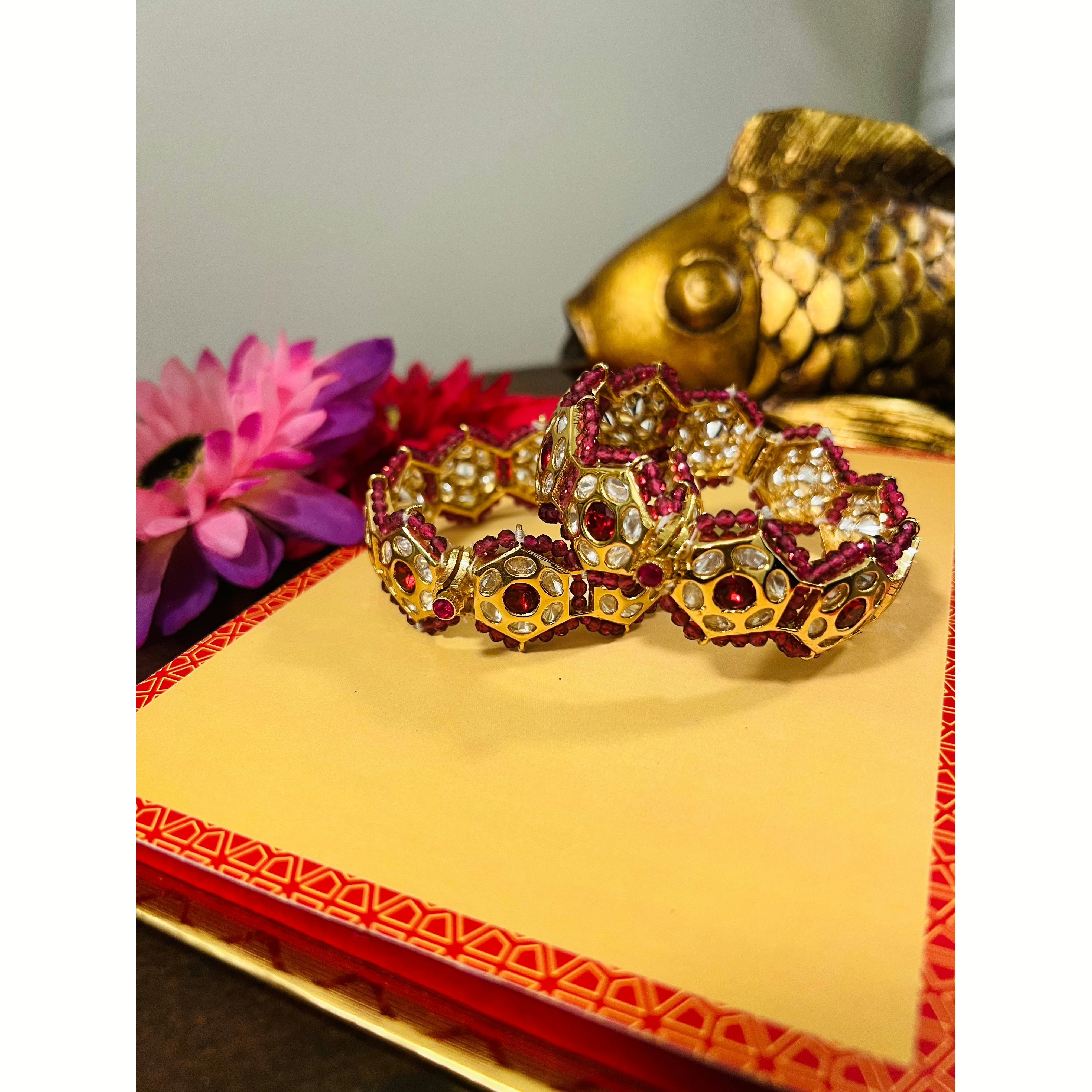 Zara Meenakari Kundan Jewelry