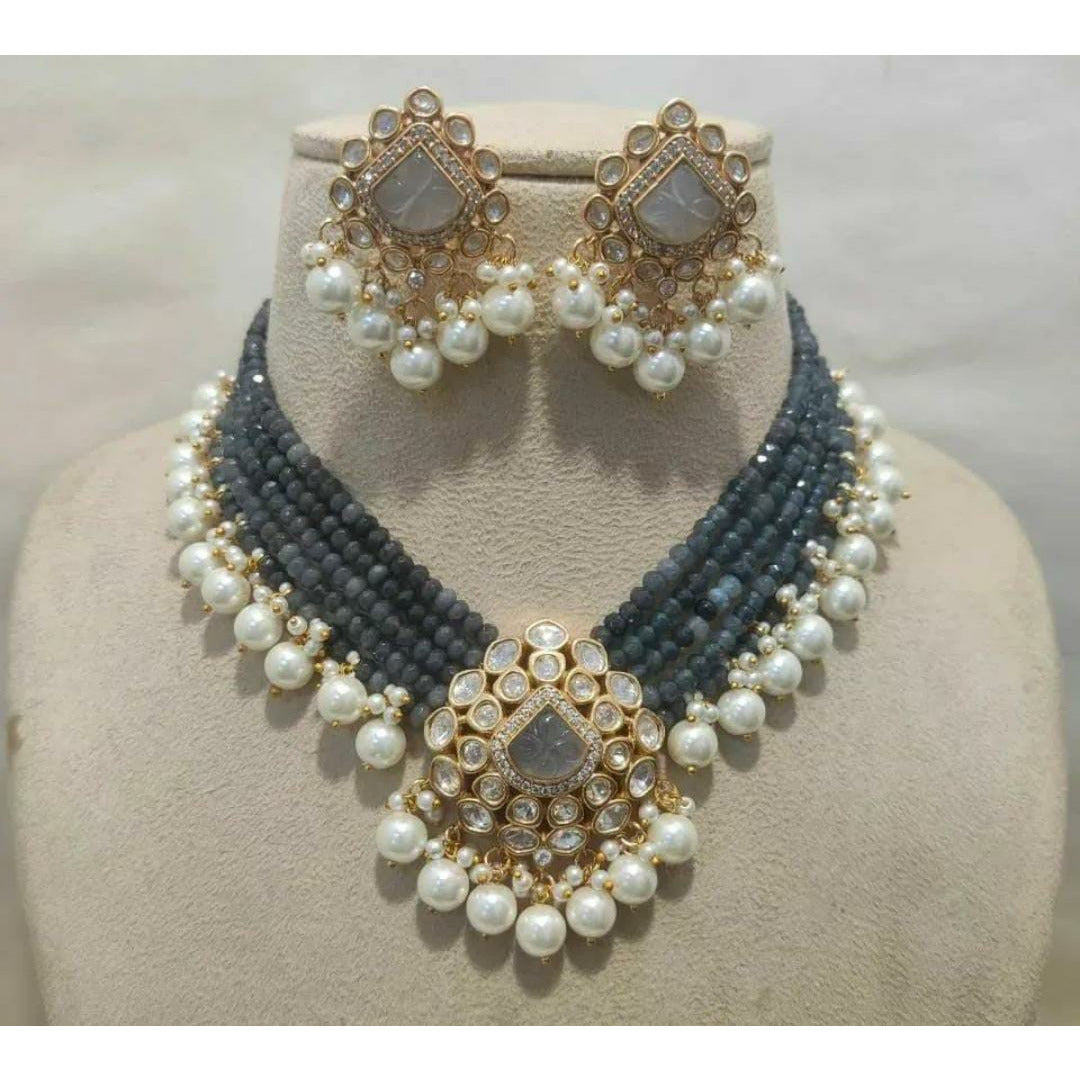 Kundan Necklace Online - The Kiara Collection at Naveli